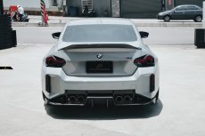 画像14: BMW 2シリーズ G87 クーペ M2 リアスポイラー V2 本物DryCarbon ドライカーボン (14)