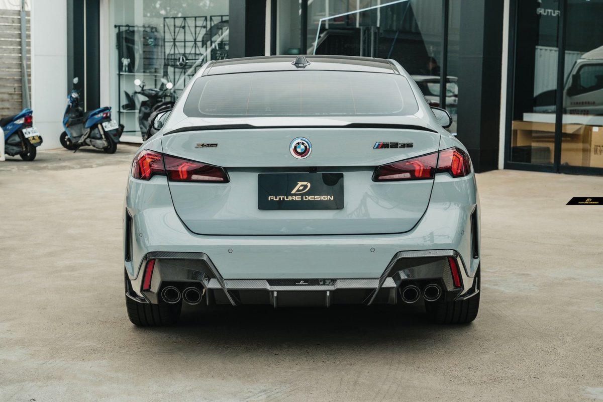画像13: BMW 2シリーズ グランクーペ F74 M235 リアディフューザー 本物DryCarbon ドライカーボン  (13)