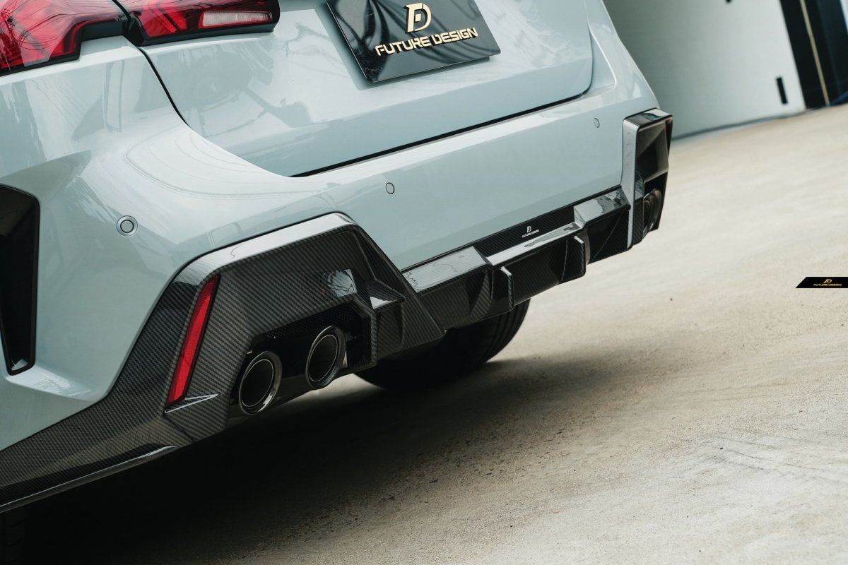 画像9: BMW 2シリーズ グランクーペ F74 M235 リアディフューザー 本物DryCarbon ドライカーボン  (9)