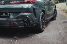 画像25: BMW Xシリーズ X6 G06 Mスポーツ リアバンパー用 GT ディフューザー 本物DryCarbon ドライカーボン (25)