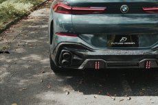 画像21: BMW Xシリーズ X6 G06 Mスポーツ リアバンパー用 GT ディフューザー 本物DryCarbon ドライカーボン (21)