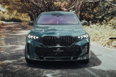 画像32: BMW Xシリーズ X6 G06 後期 Mスポーツ フロントバンパー用 リップスポイラー 本物DryCarbon ドライカーボン (32)