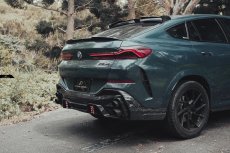 画像26: BMW Xシリーズ X6 G06 Mスポーツ リアバンパー用 GT ディフューザー 本物DryCarbon ドライカーボン (26)