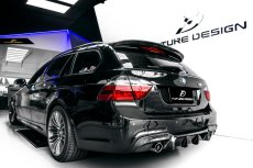 画像10: BMW 3シリーズ E90 セダン E91 ツーリング  Mスポーツバンパー用リアディフューザー 本物Carbon カーボン (10)