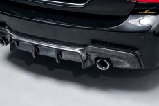 画像8: BMW 3シリーズ E90 セダン E91 ツーリング  Mスポーツバンパー用リアディフューザー 本物Carbon カーボン (8)