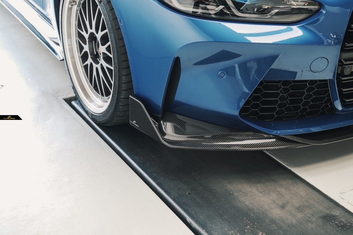 画像7: BMW 3シリーズ G80 G81 M3 フロント用 リップスポイラー 本物DryCarbon ドライカーボン (7)