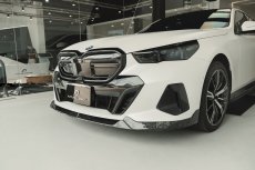画像43: BMW 5シリーズ i5 G60 G61 フロント用 リップスポイラー 本物DryCarbon ドライカーボン (43)