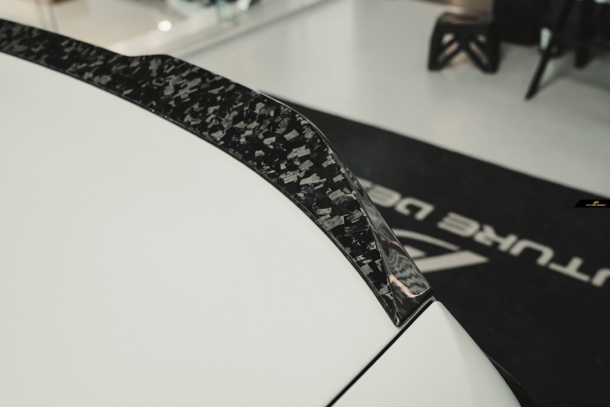 画像41: BMW 5シリーズ i5 G60 トランク用 リアスポイラー 本物DryCarbon ドライカーボン (41)
