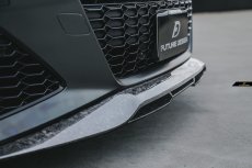 画像10: AUDI RS7 C8 フロント リップスポイラー 本物DryCarbon ドライカーボン (10)