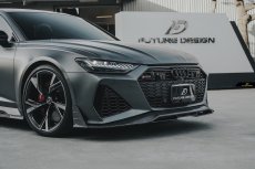 画像20: AUDI RS6 AVANT  C8 フロント リップスポイラー 本物DryCarbon ドライカーボン (20)