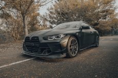 画像5: 【MTC DESIGN】BMW 3シリーズ G80 G81 M3 フロント エアベントカバー・センターガーニッシュ セット 本物DryCarbon ドライカーボン (5)