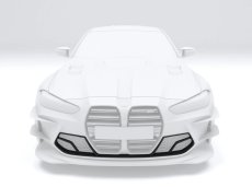 画像8: 【MTC DESIGN】BMW 4シリーズ G82 G83 M4 フロント エアベントカバー・センターガーニッシュ セット 本物DryCarbon ドライカーボン (8)