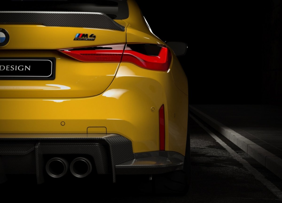画像2: 【MTC DESIGN】BMW 4シリーズ G82 M4 トランク用 リアスポイラー 本物DryCarbon ドライカーボン (2)