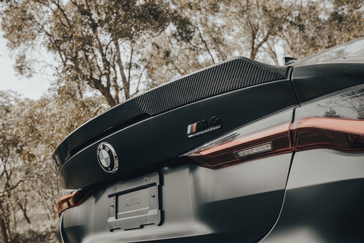 画像6: 【MTC DESIGN】BMW 4シリーズ G82 M4 トランク用 リアスポイラー 本物DryCarbon ドライカーボン (6)