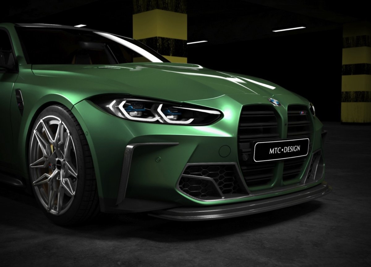 画像10: 【MTC DESIGN】BMW 4シリーズ G82 G83 M4 フロント エアベントカバー・センターガーニッシュ セット 本物DryCarbon ドライカーボン (10)