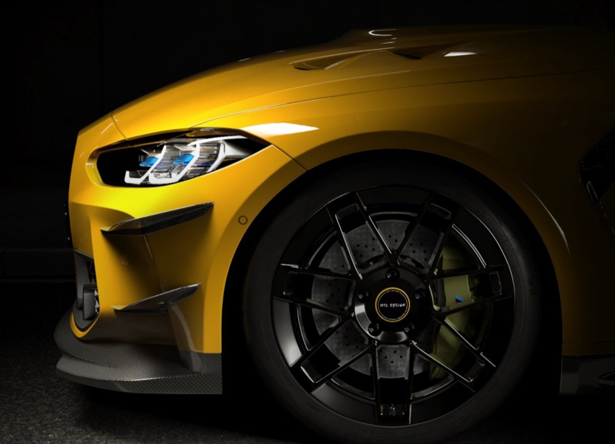 画像3: 【MTC DESIGN】BMW 4シリーズ G82 G83 M4 フロント エアベントカバー・センターガーニッシュ セット 本物DryCarbon ドライカーボン (3)