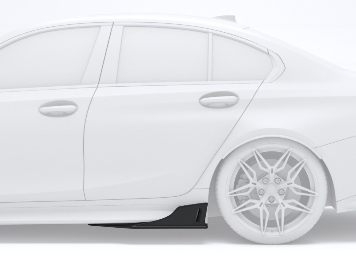 画像3: 【MTC DESIGN】BMW 3シリーズ G80 G81 M3 サイドスカート 本物DryCarbon ドライカーボン (3)