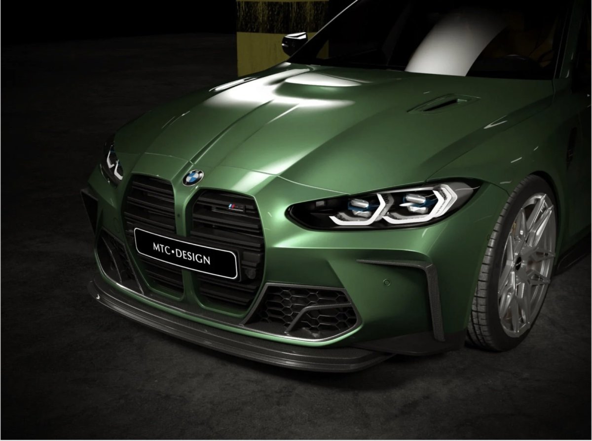 画像11: 【MTC DESIGN】BMW 4シリーズ G82 G83 M4 フロント エアベントカバー・センターガーニッシュ セット 本物DryCarbon ドライカーボン (11)