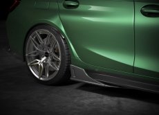画像1: 【MTC DESIGN】BMW 3シリーズ G80 G81 M3 サイドスカート 本物DryCarbon ドライカーボン (1)