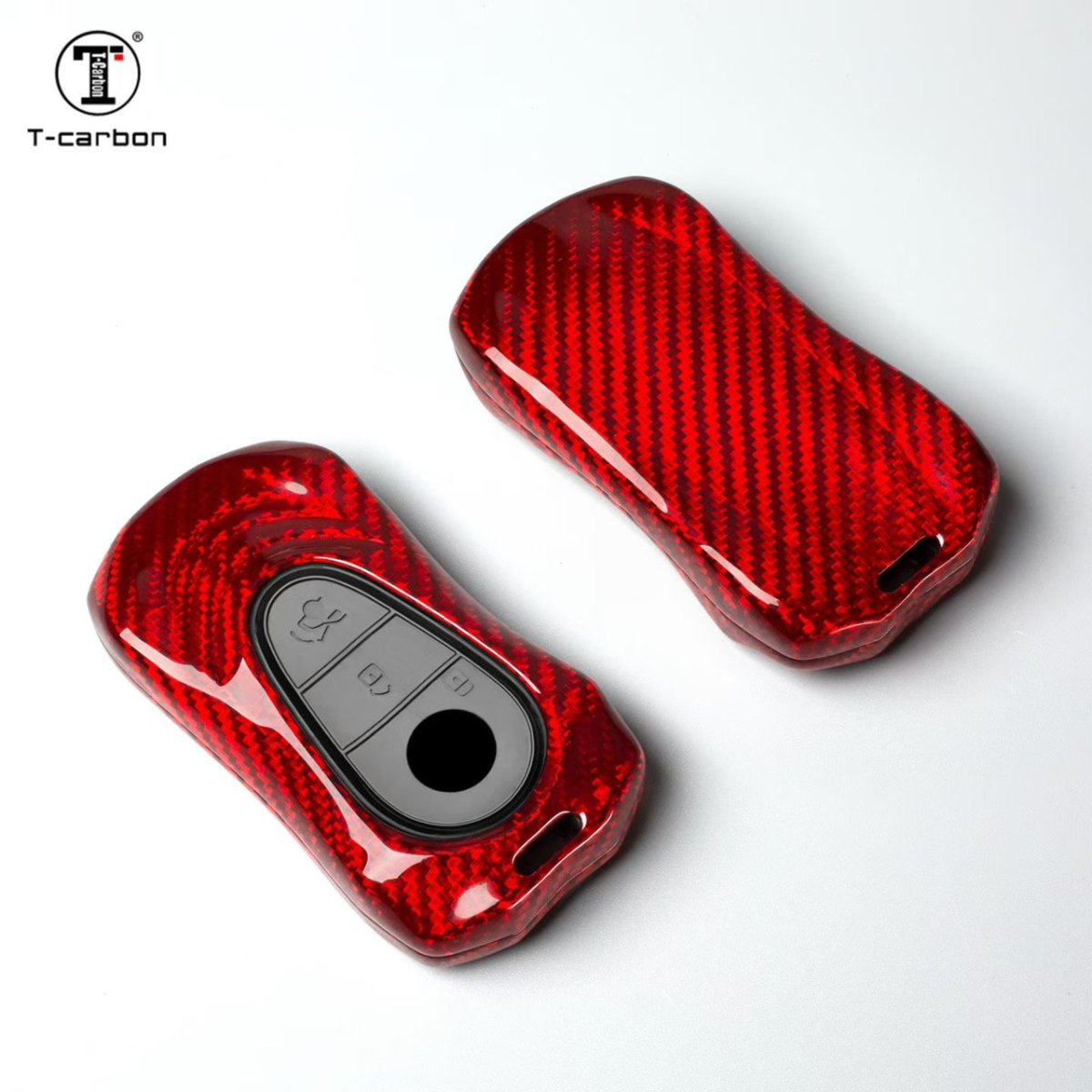 画像8: 【T-carbon】BENZ メルセデス・ベンツ キーケース TYPE-6 本物Drycarbon ドライカーボン (8)