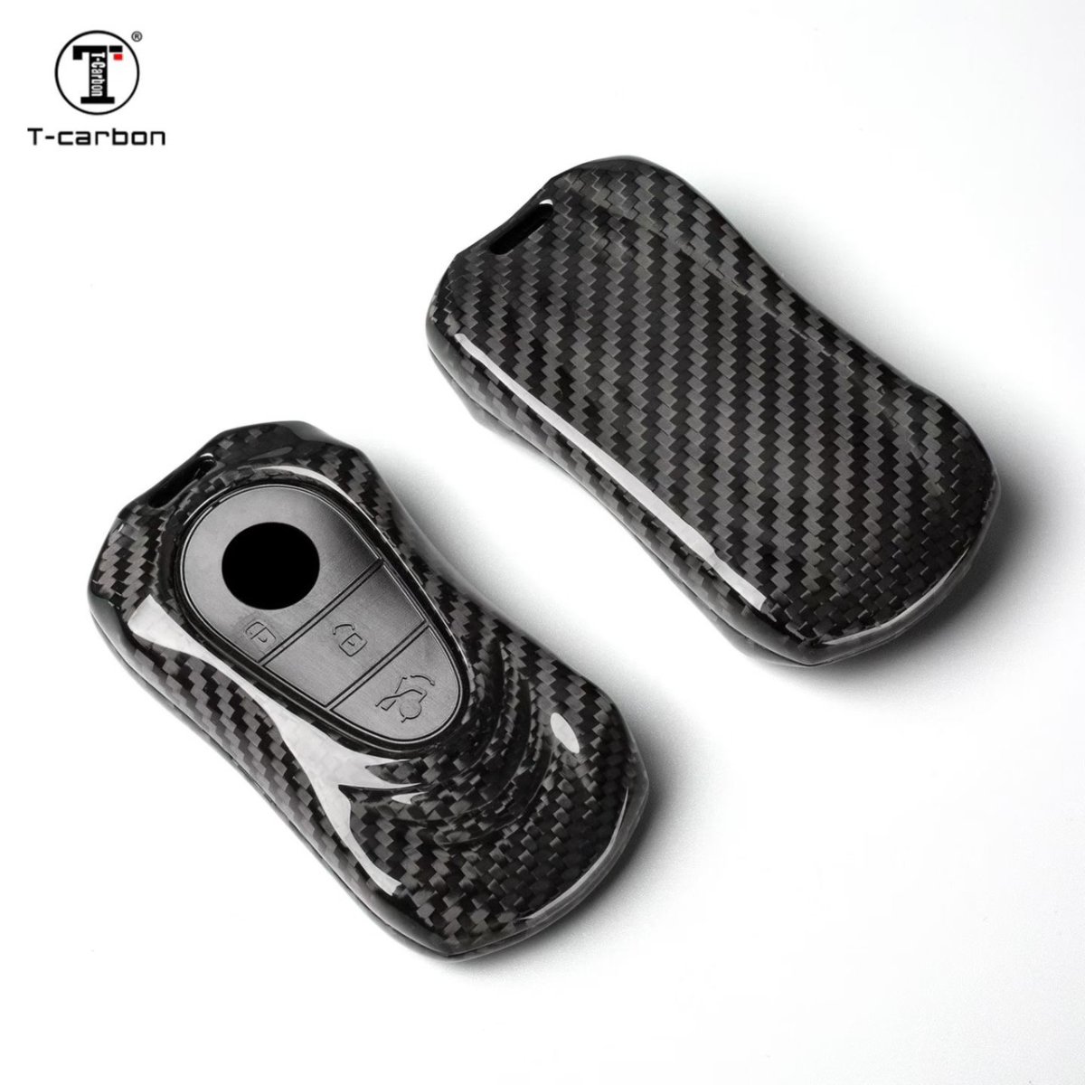 画像6: 【T-carbon】BENZ メルセデス・ベンツ キーケース TYPE-6 本物Drycarbon ドライカーボン (6)