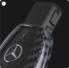 画像2: 【T-carbon】BENZ メルセデス・ベンツ キーケース TYPE-1 本物Drycarbon ドライカーボン (2)