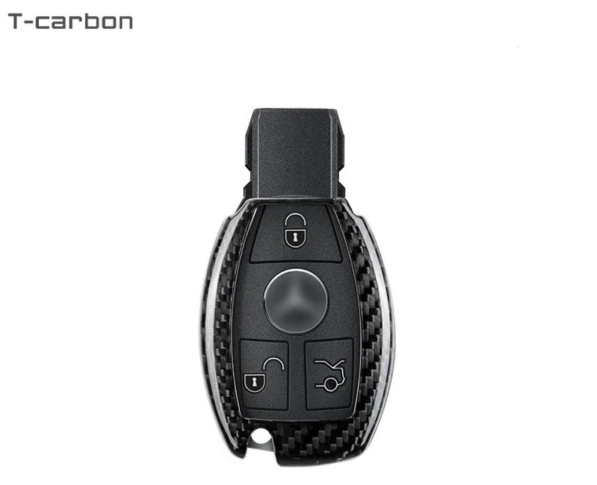 画像5: 【T-carbon】BENZ メルセデス・ベンツ キーケース TYPE-1 本物Drycarbon ドライカーボン (5)