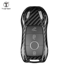 画像2: 全国送料無料【T-carbon】BENZ メルセデス・ベンツ キーケース TYPE-3 Drycarbon リアルドライカーボン (2)