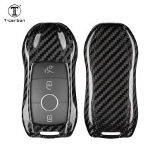 画像4: 全国送料無料【T-carbon】BENZ メルセデス・ベンツ キーケース TYPE-3 Drycarbon リアルドライカーボン (4)