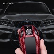 画像8: 全国送料無料【T-carbon】BMW 5シリーズ Gシリーズ キーケース 本物Drycarbon ドライカーボン BMC (8)