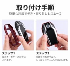 画像12: 全国送料無料【T-carbon】BMW 5シリーズ Gシリーズ キーケース 本物Drycarbon ドライカーボン BMC (12)