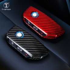 画像1: 全国送料無料【T-carbon】BMW 5シリーズ 7シリーズ キーケース 本物Drycarbon ドライカーボン BMD (1)