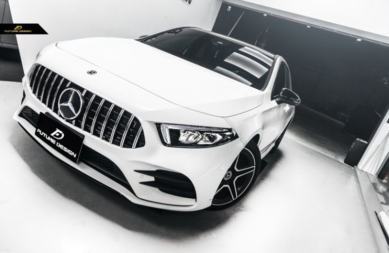 BENZ メルセデス・ベンツ A-Class V177 セダン 用 GTR パナメリカーナ グリル GTグリル A180 A200 A35 A45  AMG メッキ仕様 スポーツ