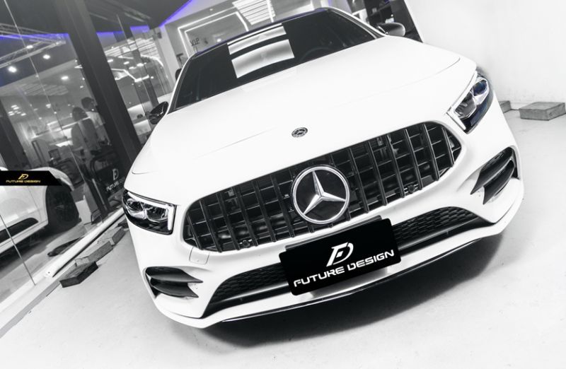 BENZ メルセデス・ベンツ A-Class V177 セダン用 GTR パナメリカーナ グリル GTグリル A180 A200 A35 A45  AMG ブラック仕様 スポーツ