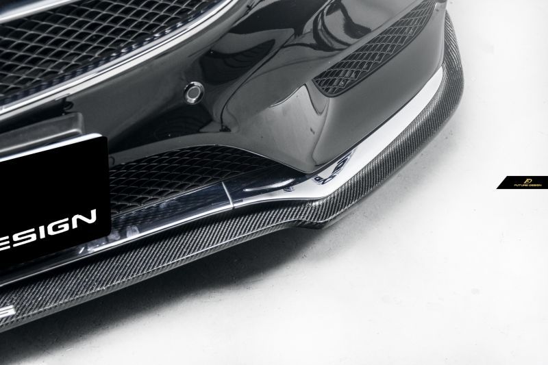 Benz メルセデスベンツ Eクラス W212 後期車 Lci Amgフロントバンパー用リップスポイラー 本物drycarbon ドライカーボン Future Design Drycarbon Parts