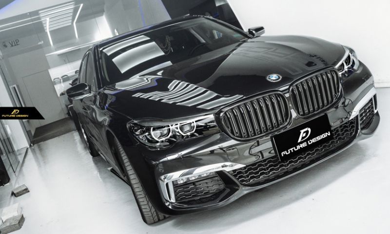 BMW G11 G12 7シリーズ 前期車 セダン用 フロント艶黒 キドニー グリル 730 740 750 760 Mスポーツ