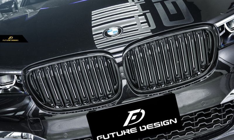 Bmw G11 G12 7シリーズ 前期車 セダン用 フロント艶黒 キドニー グリル 730 740 750 760 Mスポーツ Future Design Drycarbon Parts