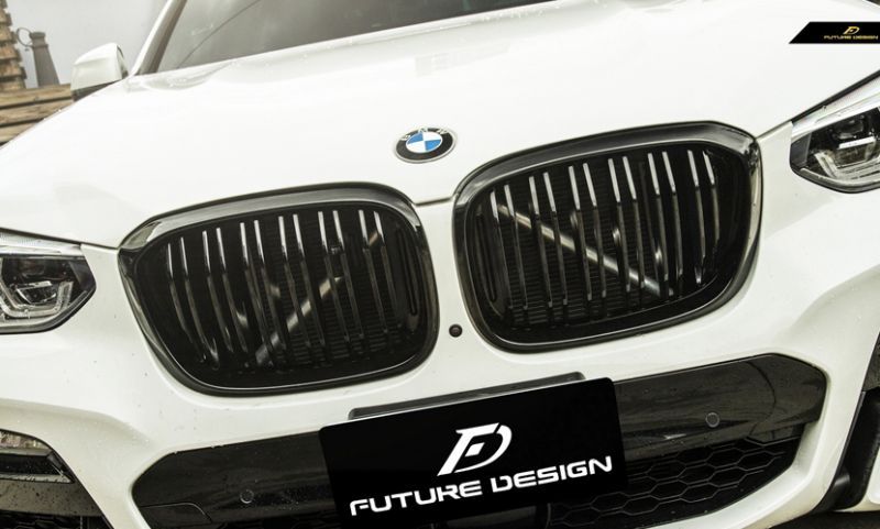BMW G01 X3 フロント用艶ありブラック キドニーグリル センターグリル