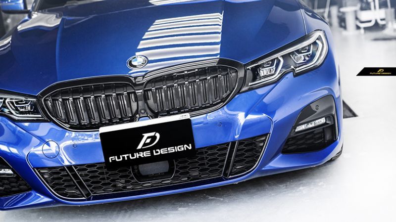 BMW 3シリーズ G20 G21 フロント用 艶ありブラック キドニーグリル 