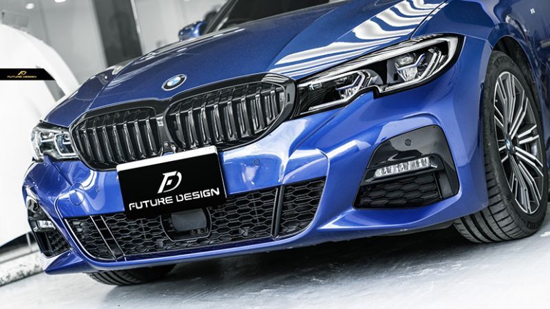 BMW 3シリーズ G20 G21 フロント用 艶ありブラック キドニーグリル センターグリル S1 - Future Design