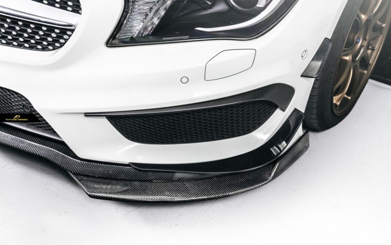 BENZ メルセデス・ベンツ CLA W117 C117 前期車 フロント リップスポイラー 本物Drycarbon ドライカーボン Future  Design Drycarbon parts