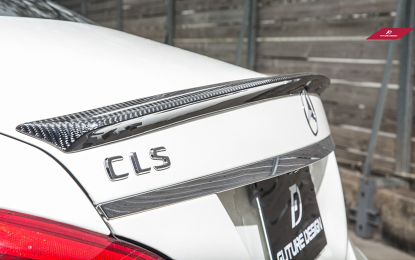 BENZ メルセデス・ベンツ CLS W218 トランク用 カーボン リアスポイラー 本物DryCarbon ドライカーボン