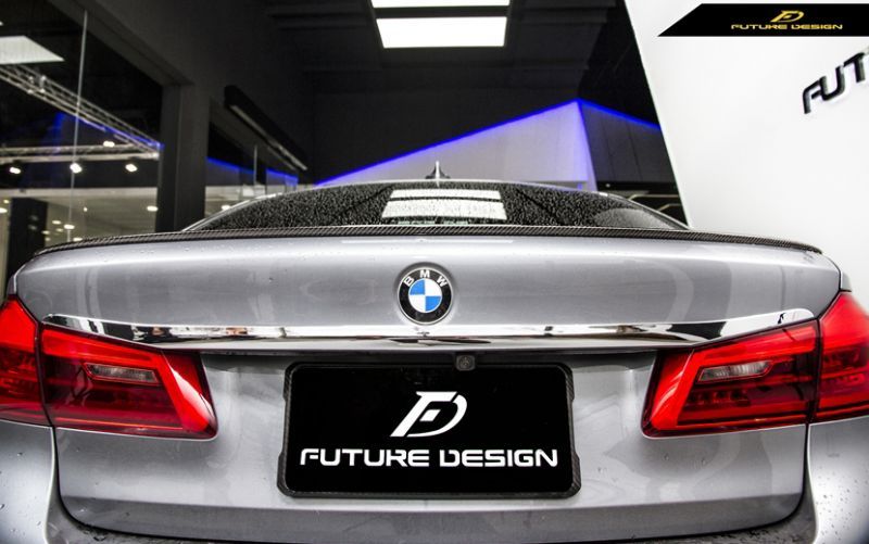 BMW 5シリーズ G30 トランク用リアスポイラー 本物DryCarbon ドライカーボン - Future Design Drycarbon  parts