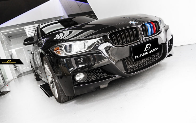 BMW 3シリーズ F30 F31 フロント用艶ありブラック 青紺赤 キドニー 