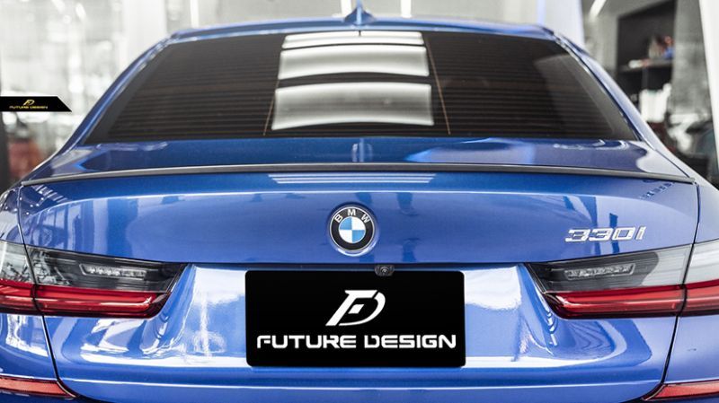 BMW 3シリーズ G20 トランク用 リアスポイラー - Future Design Drycarbon parts