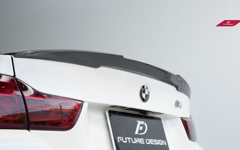 BMW 4シリーズ F32 クーペ トランク用カーボン リアスポイラー 本物DryCarbon ドライカーボン