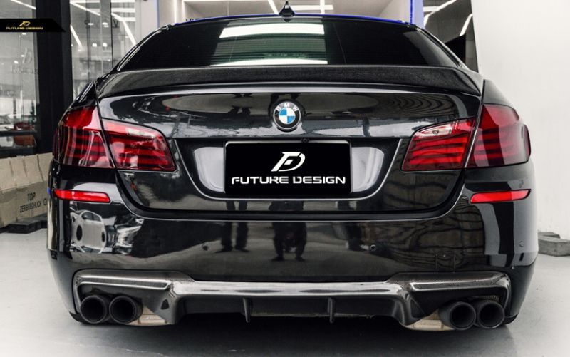 BMW 5シリーズ F セダン トランク用リアスポイラー 本物ドライカーボン DryCarbon