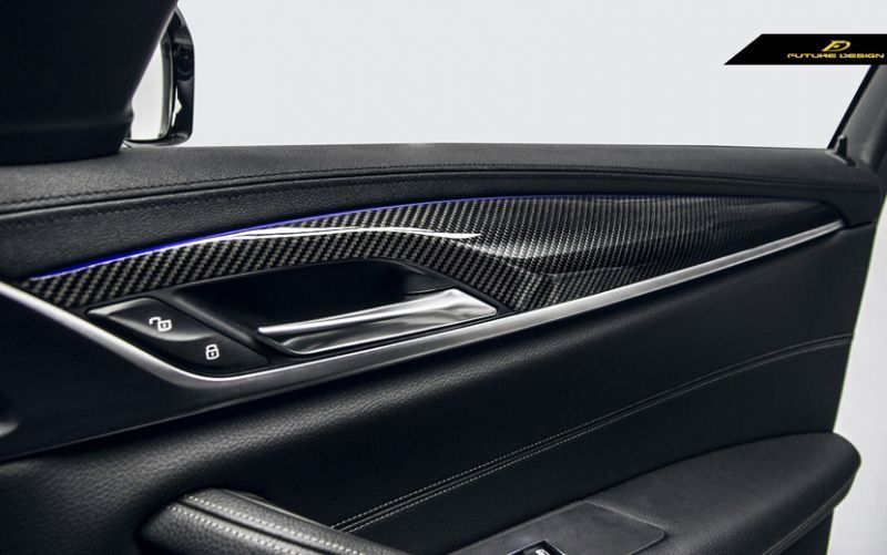 BMW 5シリーズ G30 G31 内装パネル 豪華9点セット 本物DryCarbon ドライカーボン Future Design  Drycarbon parts