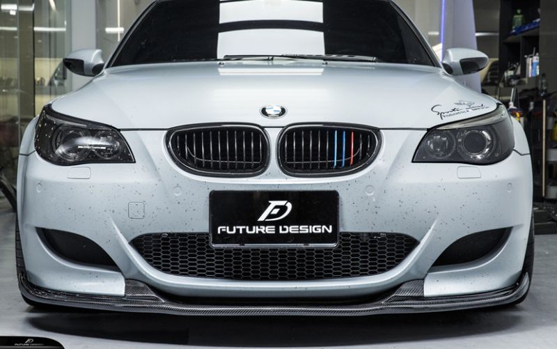 BMW 5シリーズ E60 E61 M5 フロントバンパー用リップスポイラー Carbon 本物カーボン
