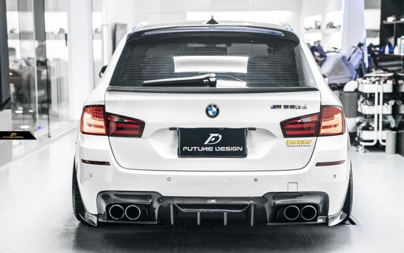 BMW 5シリーズ F11 ツーリング 用 ルーフ スポイラー 本物ドライカーボン DryCarbon